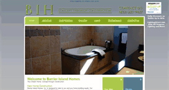 Desktop Screenshot of barrierislandhomes.com